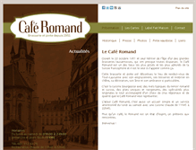 Tablet Screenshot of cafe-romand.ch